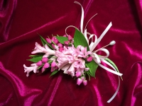 Hyacinth and Baronia Corsage