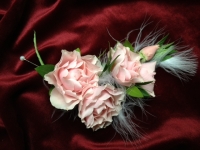 Pink Spray Rose Corsage
