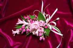 Hyacinth and Baronia Corsage