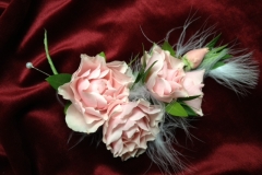 Pink Spray Rose Corsage